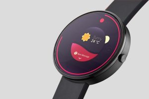 Minimal Photorealistic Smartwatch Mockup (PSD)