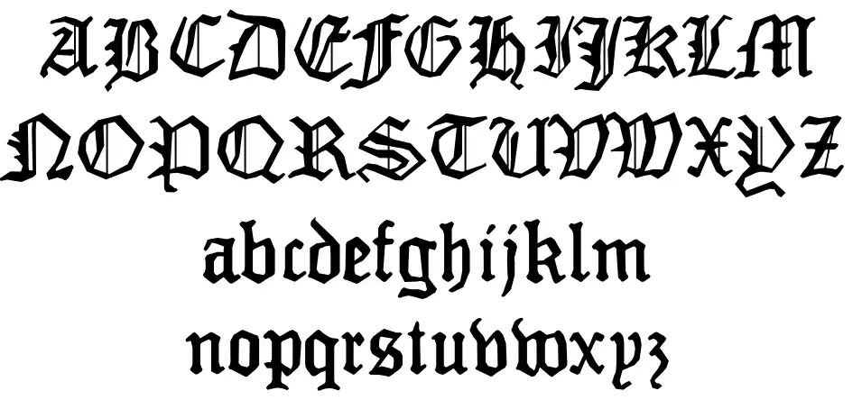 Mon Amour Fraktur Broken