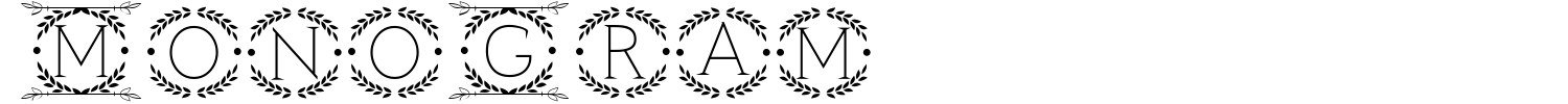 MonoGram Font | 1001 Free Fonts