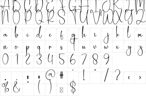 Mapa de caracteres da fonte Moonstone Font | 1001 Free Fonts