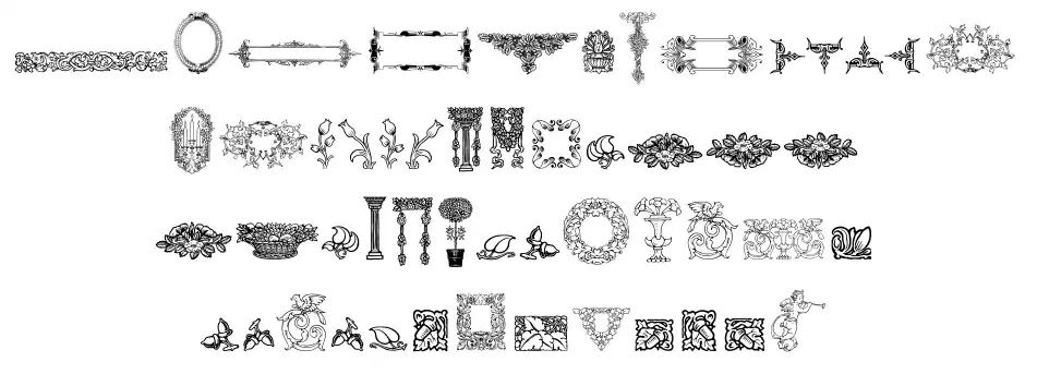 Mortised Ornaments Free Two