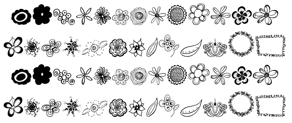 MTF Flower Doodles