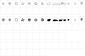 Mapa de caracteres da fonte MTF Vecbat Font | 1001 Free Fonts