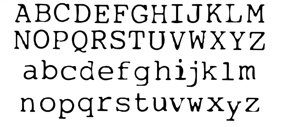 My type of font