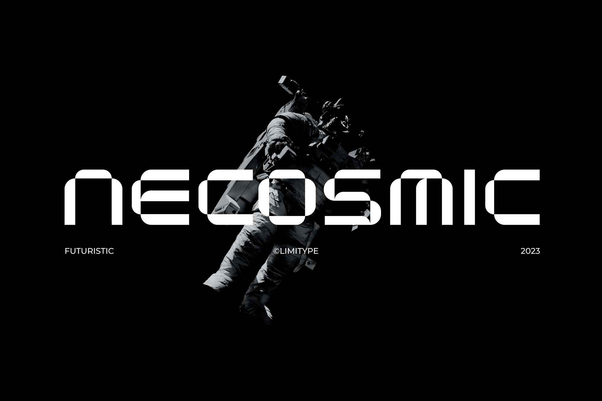 Necosmic Futuristic Font