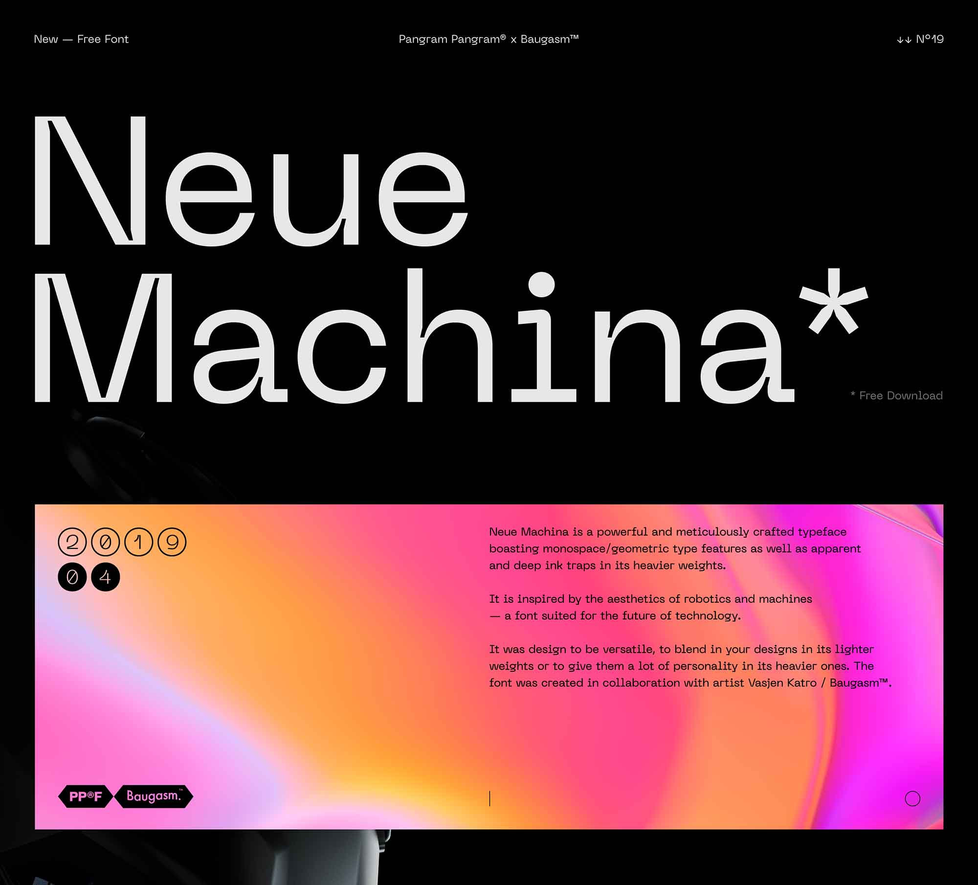 Neue Machina Font