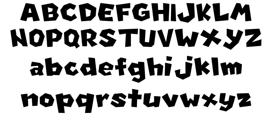 New Super Mario Font U