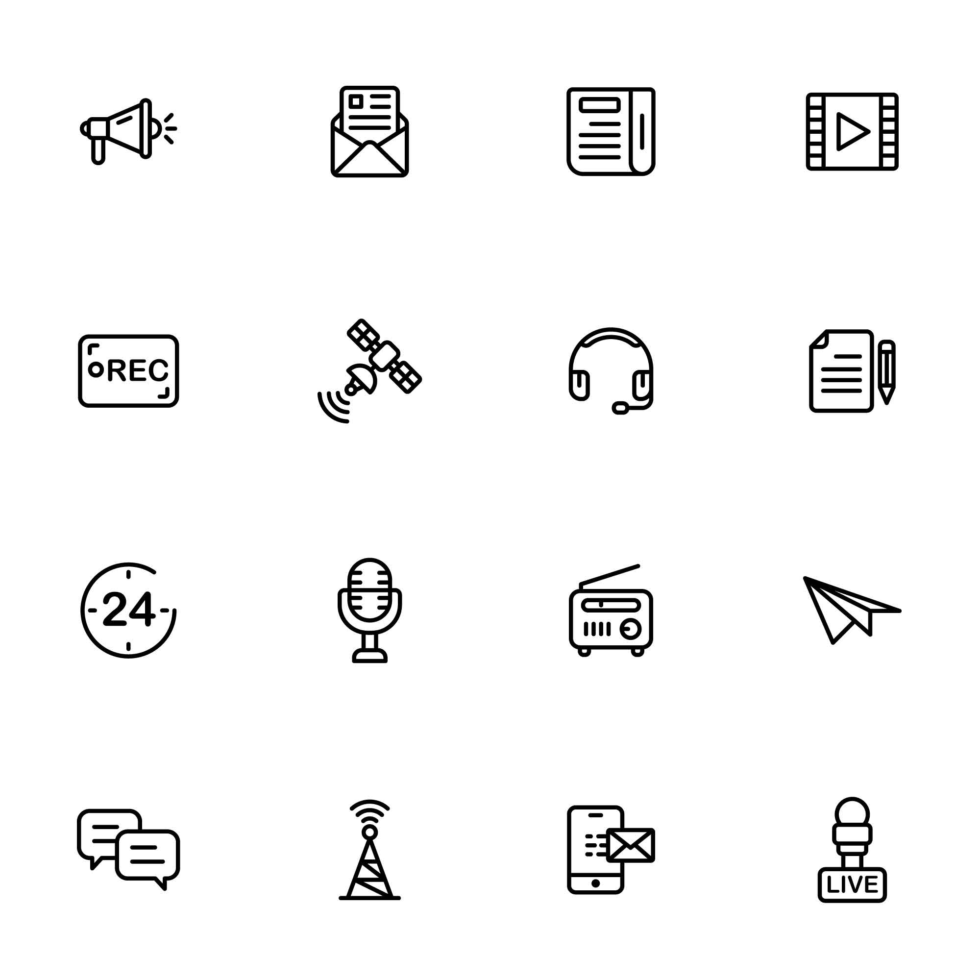 News & Journal Icons