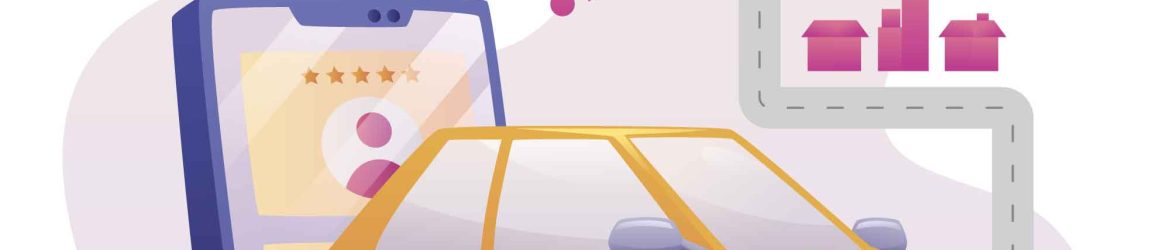 Online Car Booking Illustration (AI, EPS)