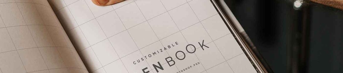 Opened Book in Hand Mockup