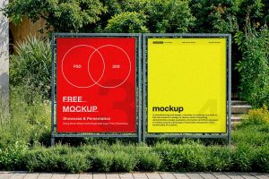 Outdoor Banner Mockups Set