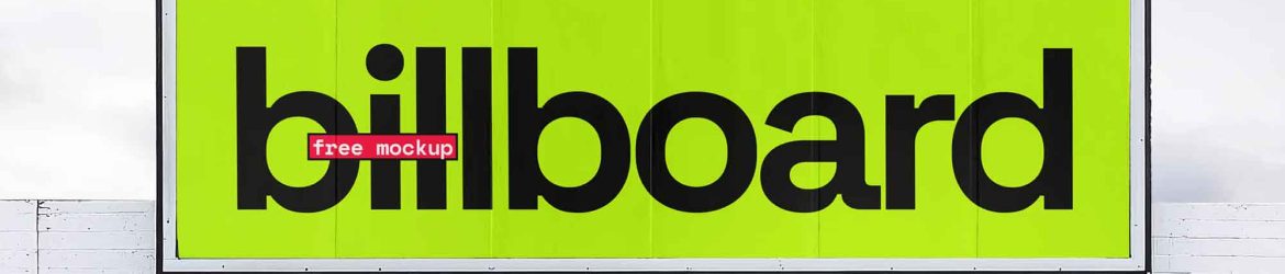 Outdoor Billboard Banner Mockup