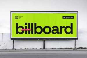 Outdoor Billboard Banner Mockup