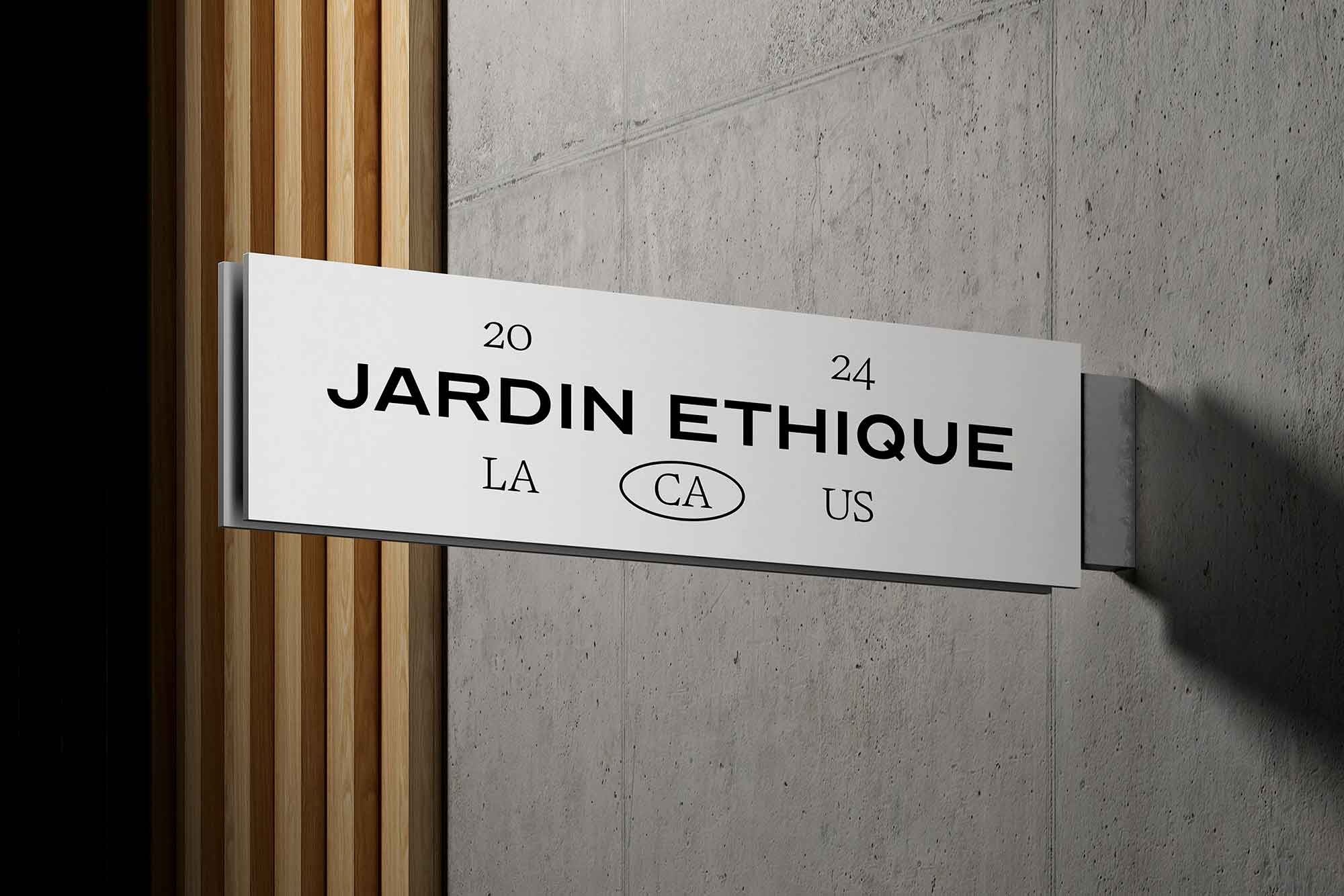 Outdoor Store Sign Mockup