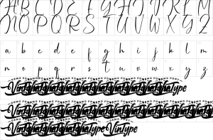 Mapa de caracteres da fonte Painful Harmony Font | 1001 Free Fonts