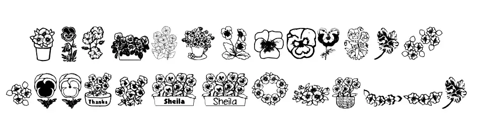 Pansies 4 Sheila