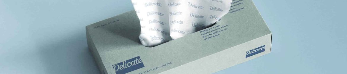 Paper Tissue Box Mockup
