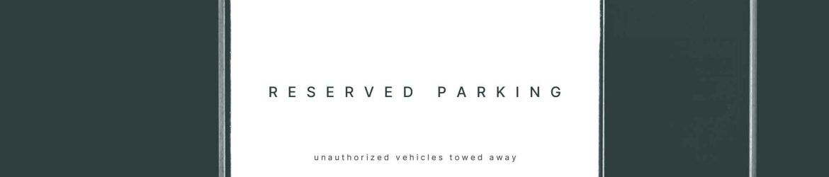 Parking Sign Mockup