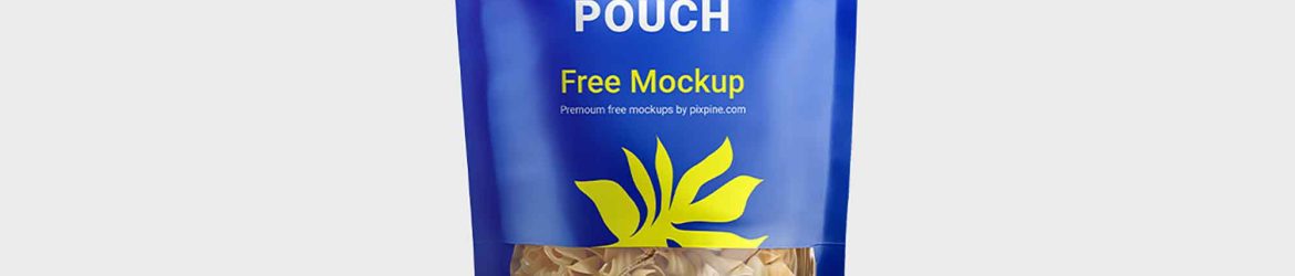 Pasta Paper Pouch Mockup
