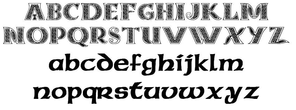 Pauls Celtic Font 3