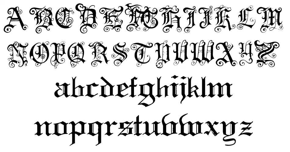 Pauls Swirly Gothic
