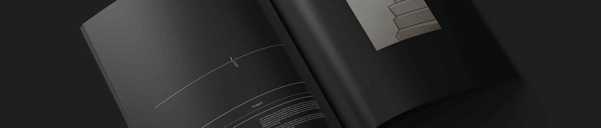 Perfect Binding Open Magazine Mockup