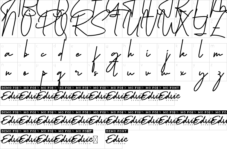 Mapa de caracteres da fonte Philosophe Signature Font | 1001 Free Fonts