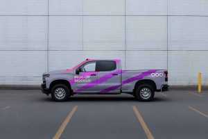 Pickup in Parking Mockup