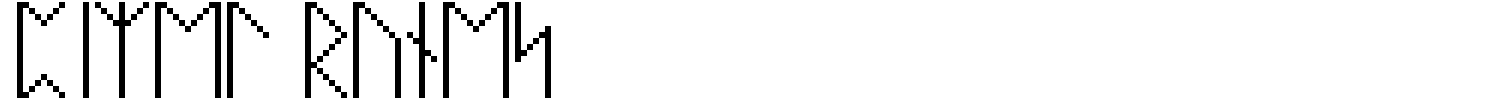 Pixel Runes Font | 1001 Free Fonts