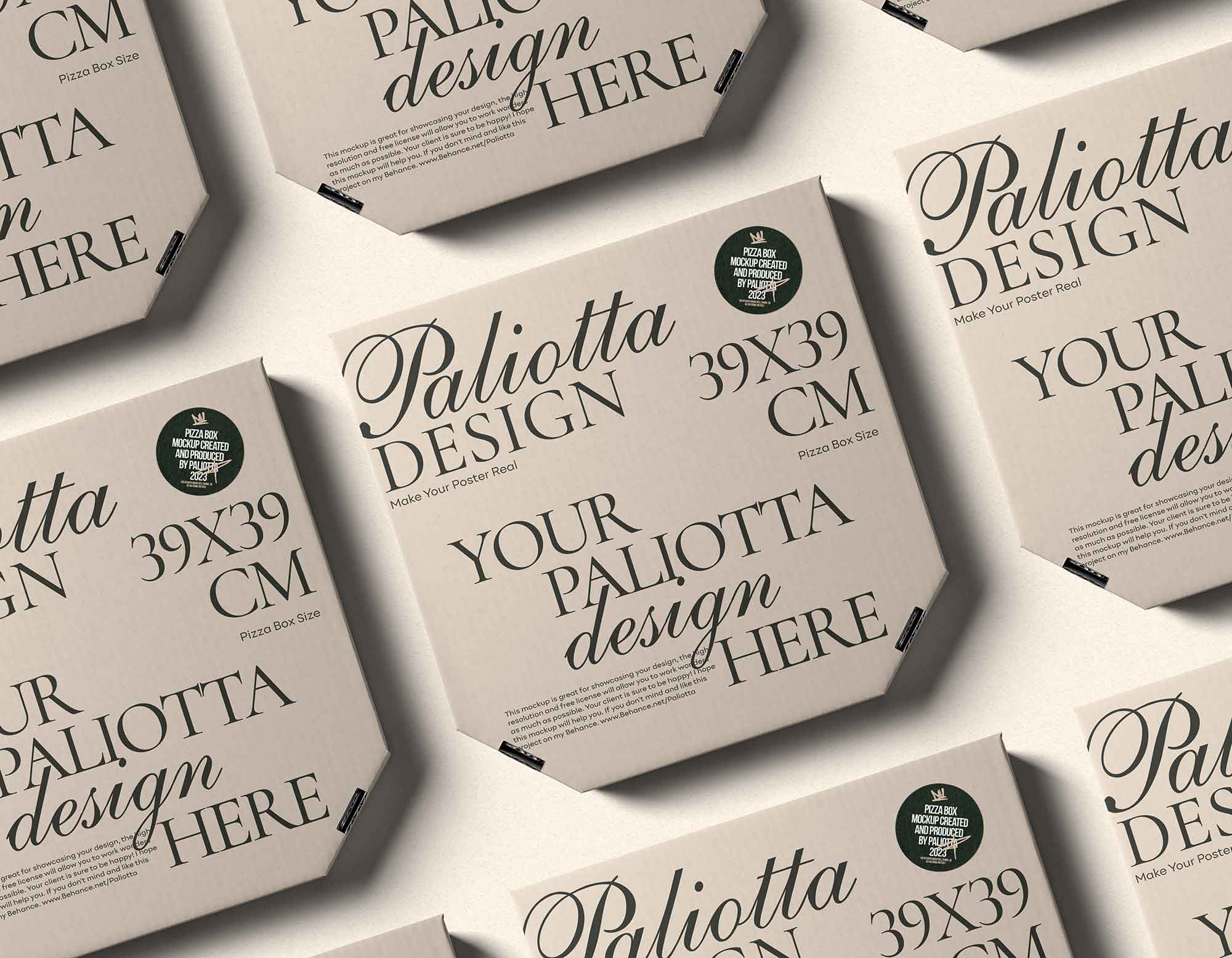 Pizza Box Mockup