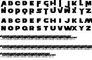 Mapa de caracteres da fonte Planet Of The Apes Font | 1001 Free Fonts