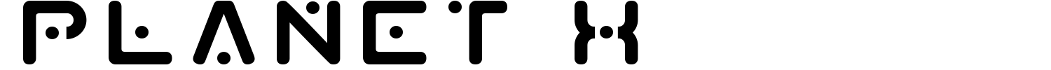 Planet X Font | 1001 Free Fonts