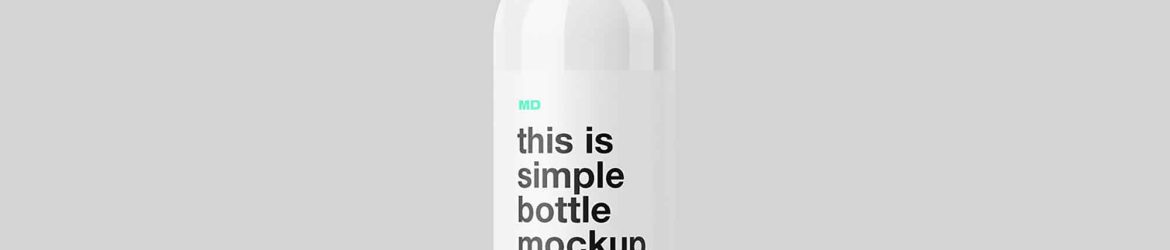 Plastic Bottle Mockup