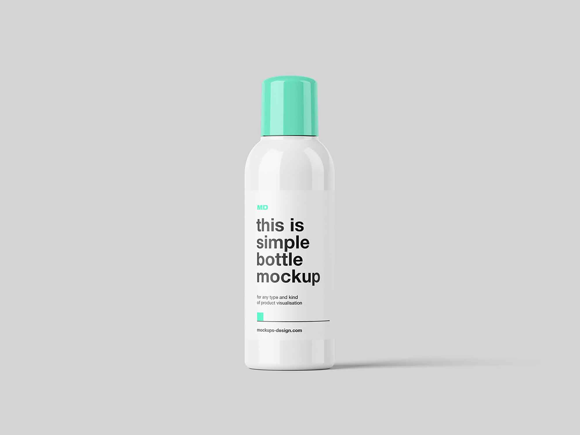 Plastic Bottle Mockup