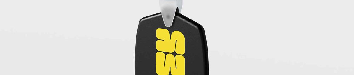 Plastic Key Chain Mockup