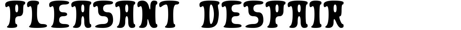 Pleasant Despair Font | 1001 Free Fonts