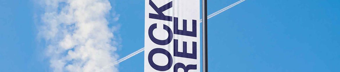Pole Banner Mockup