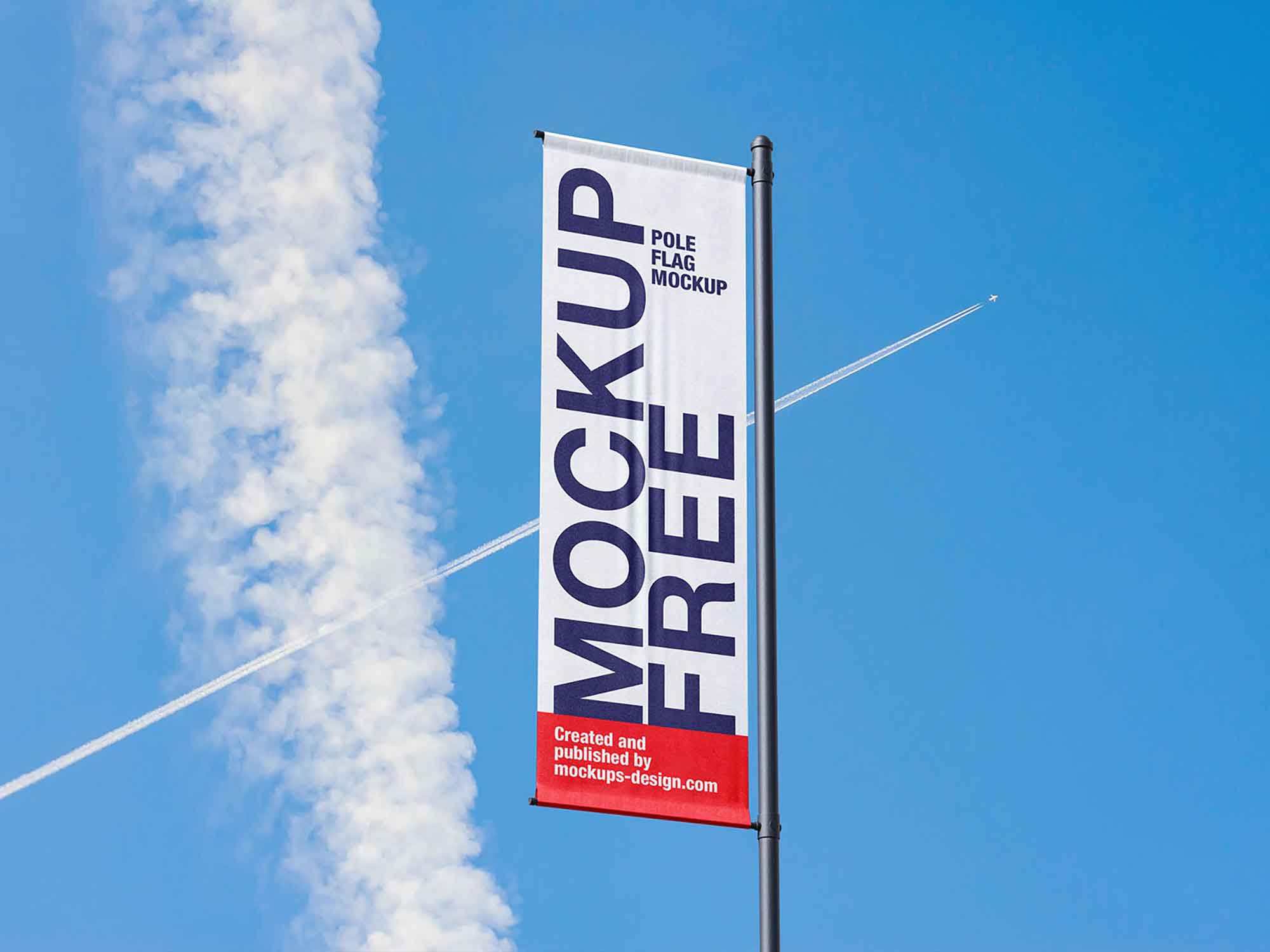 Pole Banner Mockup