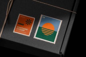 Postage Stamp Mockup