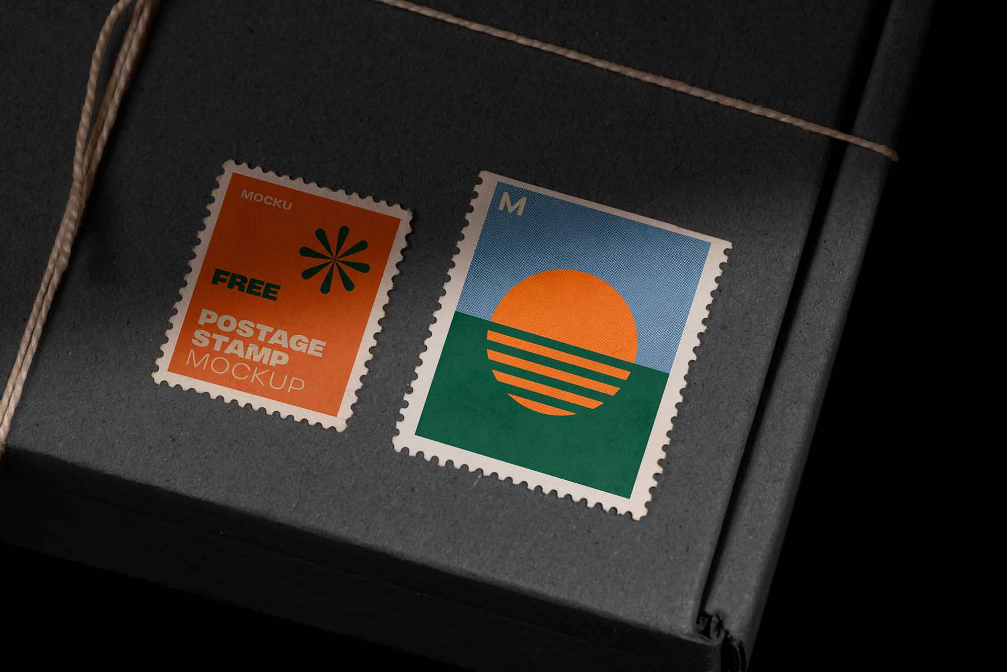 Postage Stamp Mockup