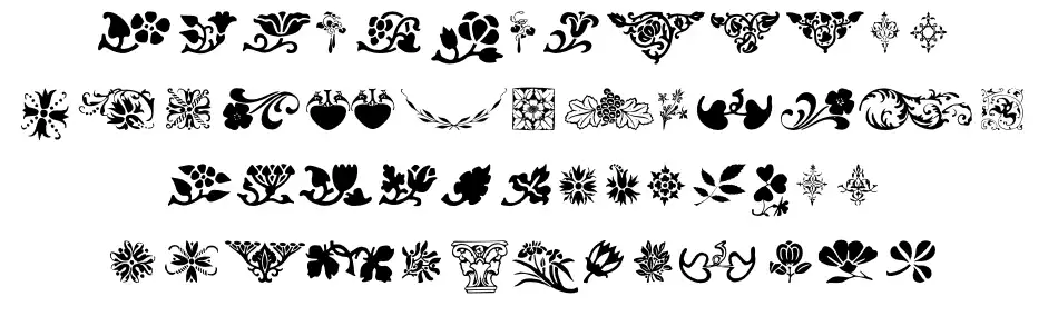 Printer's Ornaments One