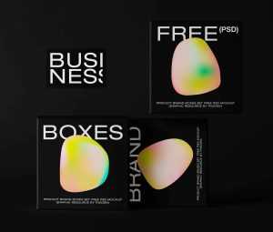 Product Box Packaging Mockup