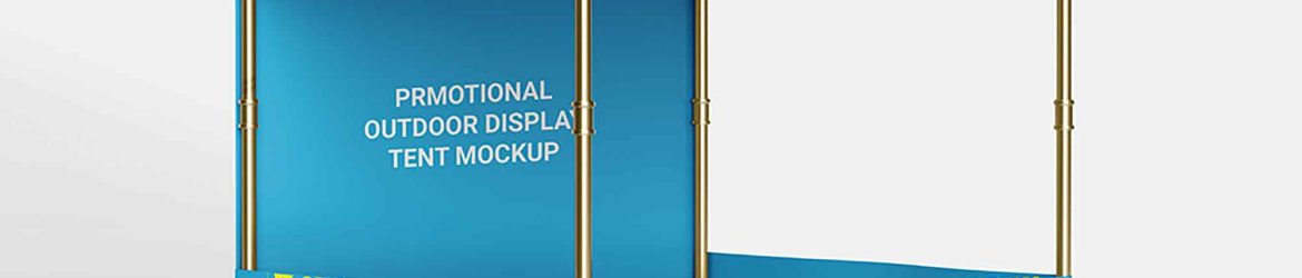 Promotional Outdoor Display Tent Mockup
