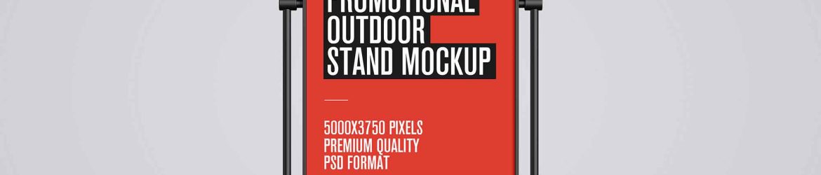 Promotional Outdoor Stand Mockup