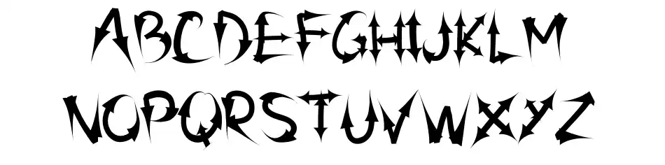 PW Arrow font