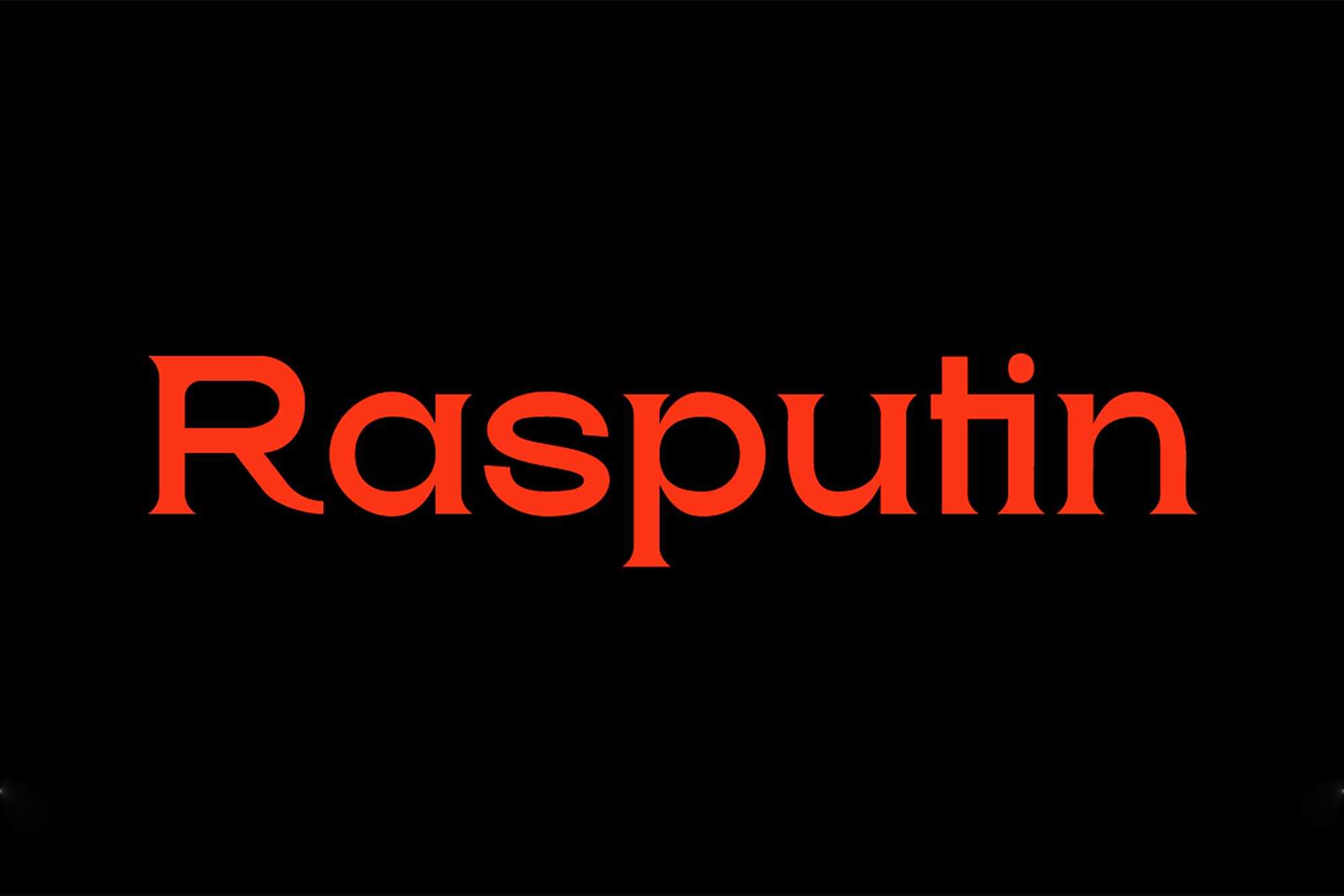 Rasputin Serif Font