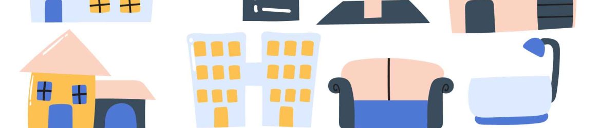 Real Estate Hand Drawn Illustrations