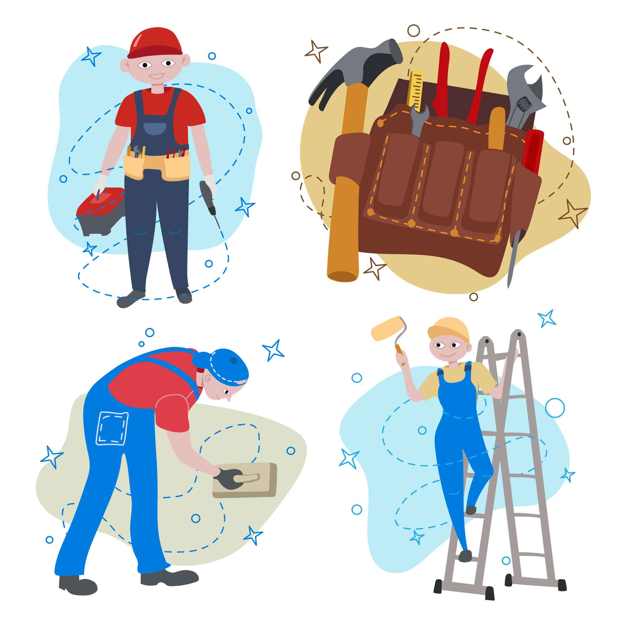 Repair Guy Illustration