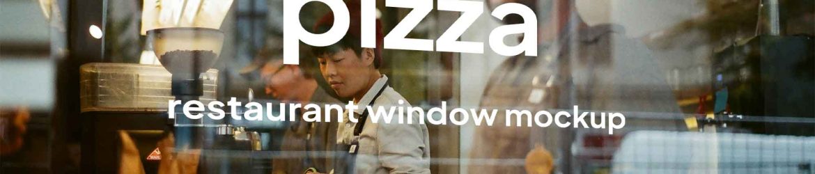 Restaurant Window Mockup