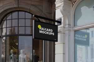 Retail Store Sign Mockup